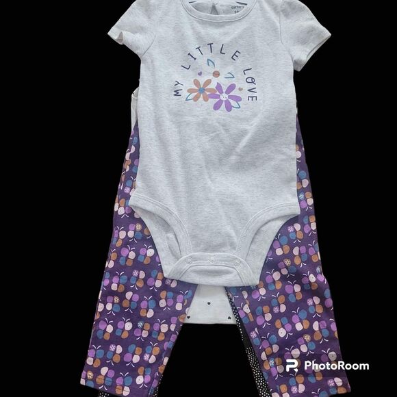 NWT 4 Outfits Carter's Girls 18 months Spring Summer - Picture 2 of 9